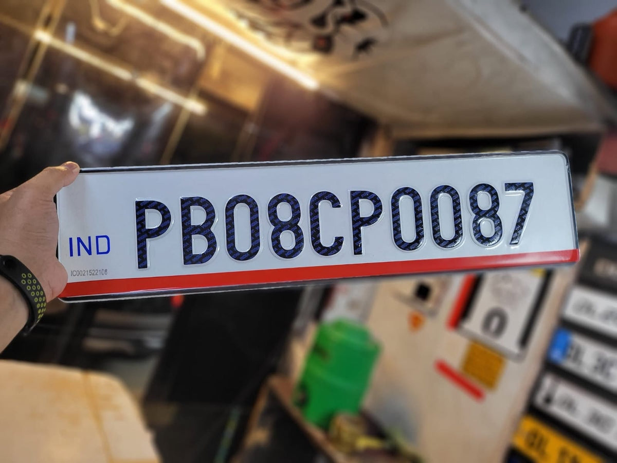Car Number Plate Without Space | High Quality Stylish Vehicle Registration Plate
