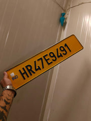 Car Number Plate Without Space | High Quality Stylish Vehicle Registration Plate